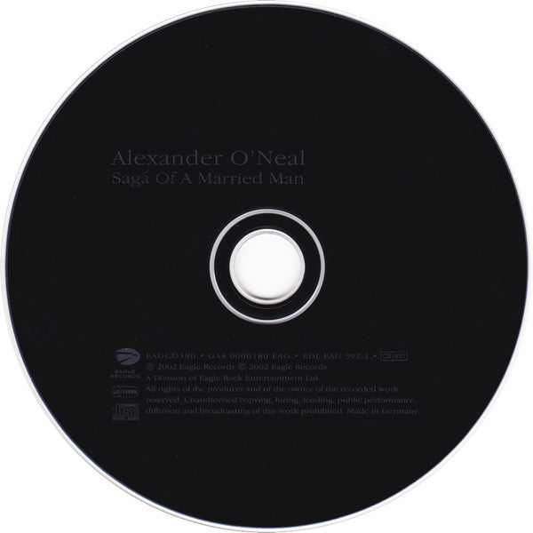 Alexander O'Neal : Saga Of A Married Man (CD, Album)