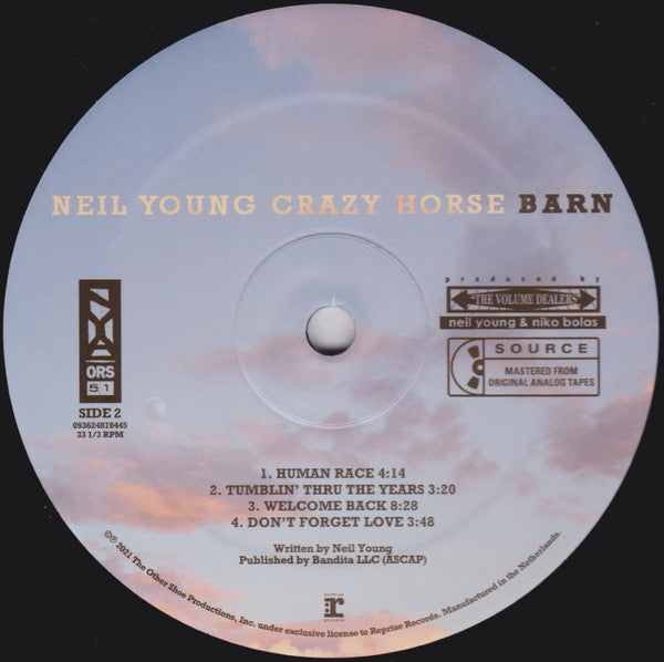 Neil Young, Crazy Horse : Barn (LP, Album, S/Edition)