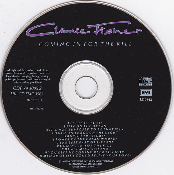 Climie Fisher : Coming In For The Kill (CD, Album)