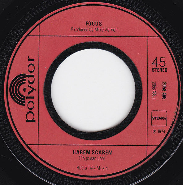 Focus (2) : Harem Scarem (7", Single)
