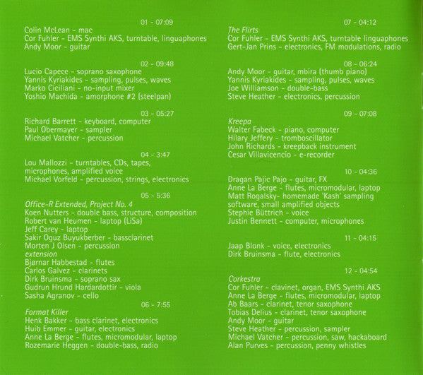 Various : Kraakgeluiden (CD, Comp)