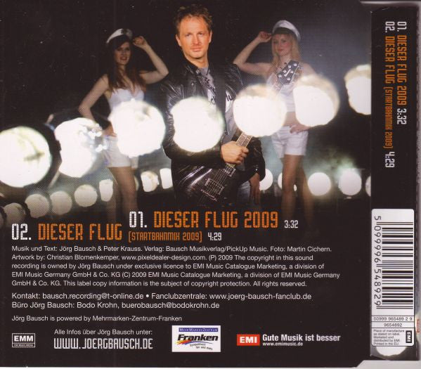 Jörg Bausch : Dieser Flug 2009 (CD, Single)