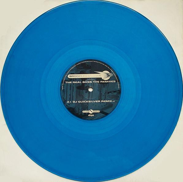 Brooklyn Bounce : The Real Bass (The Remixes) (12", Blu)