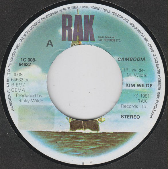 Kim Wilde : Cambodia (7", Single)