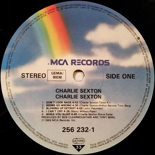 Charlie Sexton : Charlie Sexton (LP, Album)