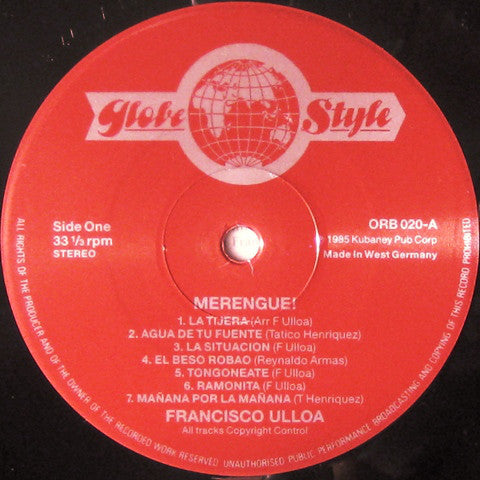 Francisco Ulloa : Merengue! (LP, Album)