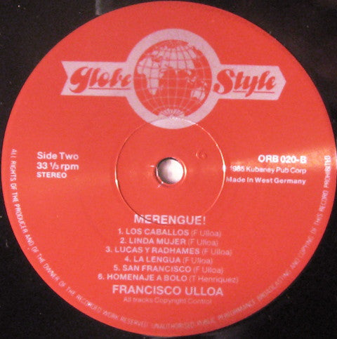 Francisco Ulloa : Merengue! (LP, Album)