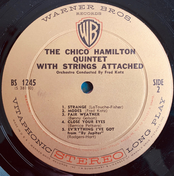 The Chico Hamilton Quintet : With Strings Attached (LP, Album)