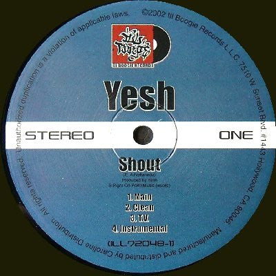 Yeshua daPoED : Shout (12")