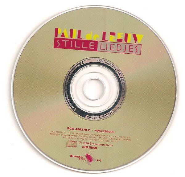 Paul de Leeuw : Stille Liedjes (CD, Album)