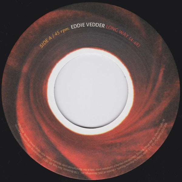 Eddie Vedder : Long Way (7", Single)