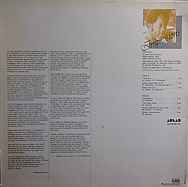 Roland Hanna : Impressions (LP, Album)