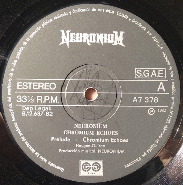 Neuronium : Chromium Echoes (LP, Album, Gat)
