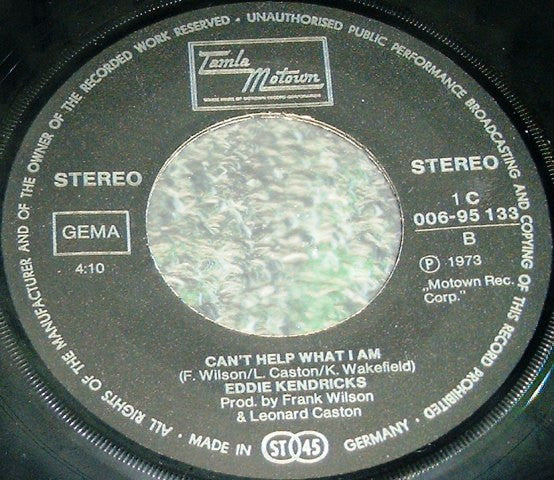 Eddie Kendricks : Boogie Down (7", Single)