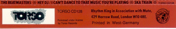 The Beatmasters Featuring Betty Boo : Hey DJ / I Can't Dance (To That Music You're Playing) / Ska Train (CD, Maxi)