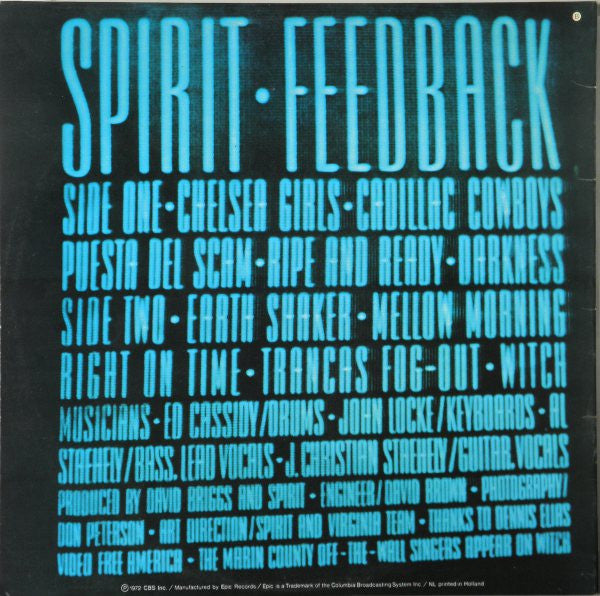 Spirit (8) : Feedback (LP, Album, Gat)