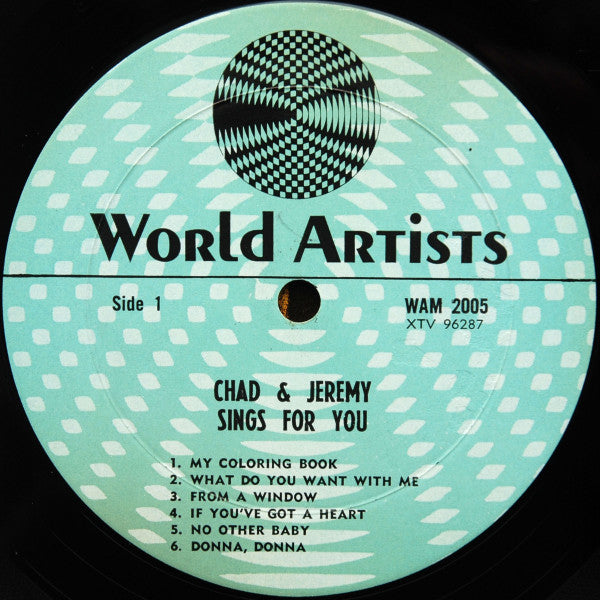 Chad & Jeremy : Sing For You (LP, Album, Mono, Mon)