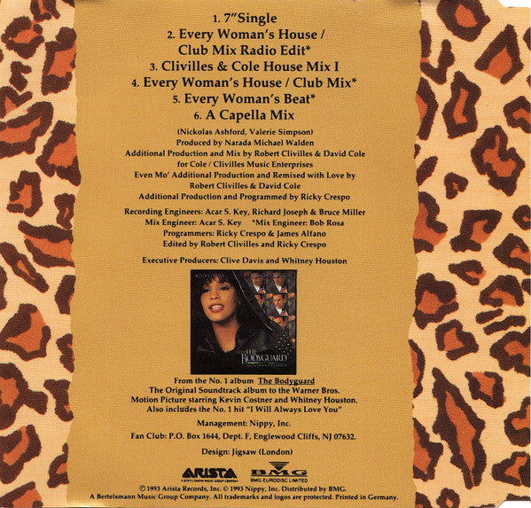 Whitney Houston : I'm Every Woman (CD, Maxi)