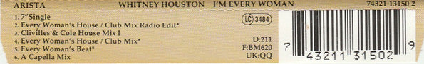 Whitney Houston : I'm Every Woman (CD, Maxi)
