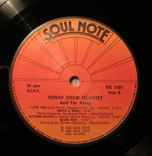 Kenny Drew Quartet : And Far Away (LP, Album)