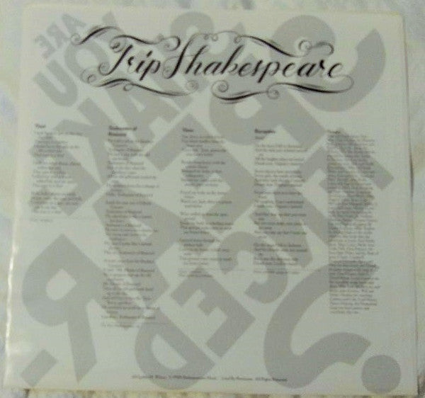 Trip Shakespeare : Are You Shakespearienced? (LP, Album)