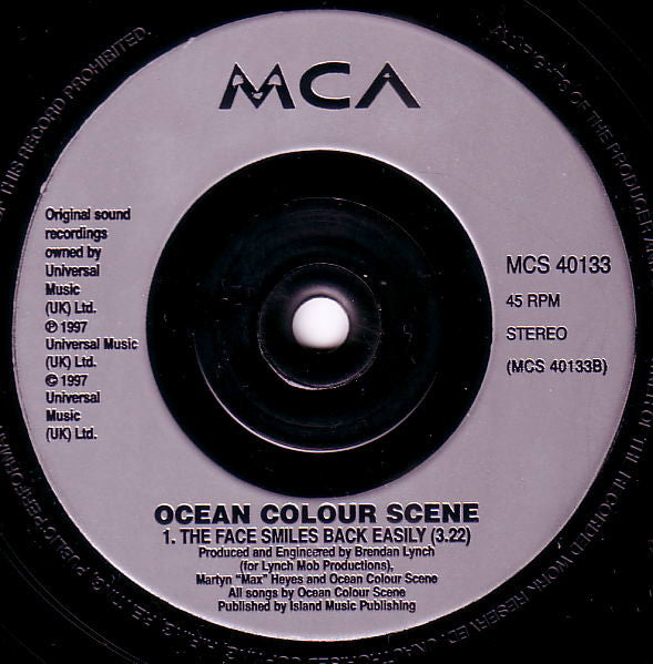 Ocean Colour Scene : Hundred Mile High City (7", Single, Gat)