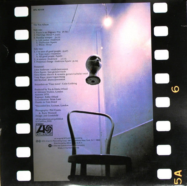 Yes : The Yes Album (LP, Album, RE, Gat)