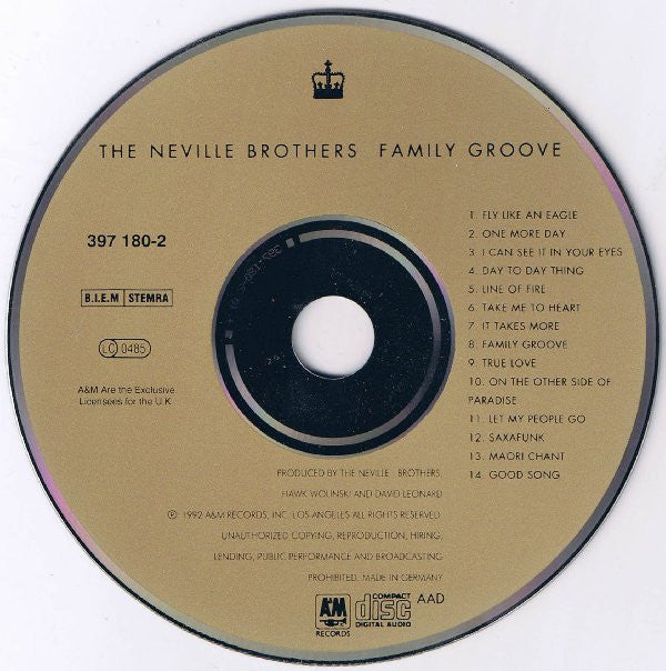 The Neville Brothers : Family Groove (CD, Album)
