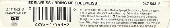 Edelweiss : Bring Me Edelweiss (CD, Mini, Single)
