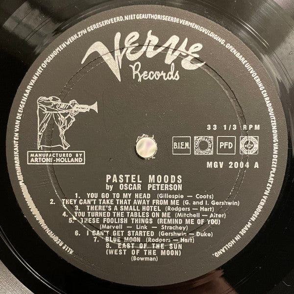 Oscar Peterson : Pastel Moods (LP, Album, Mono)