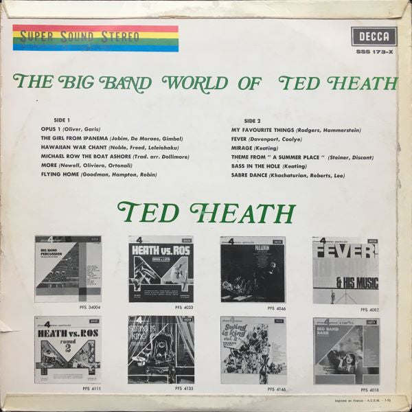 Ted Heath And His Music : The Big Band World Of Ted Heath (LP, Album)