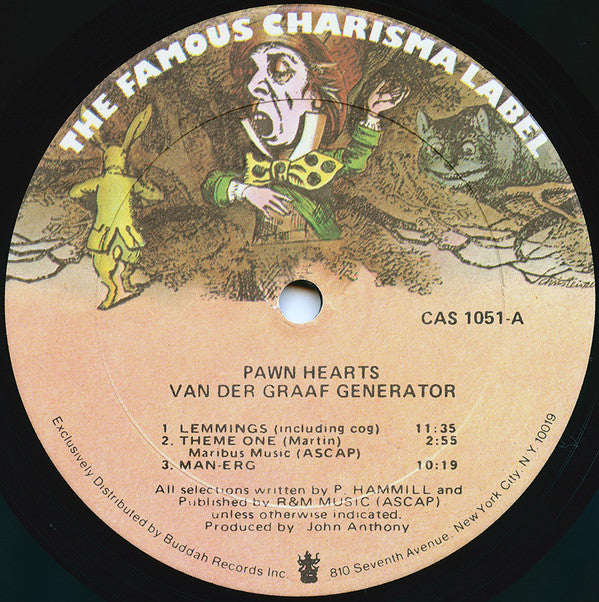 Van Der Graaf Generator : Pawn Hearts (LP, Album, RE)