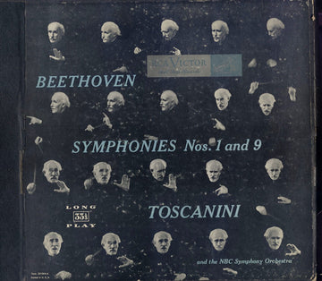 Ludwig van Beethoven, Arturo Toscanini, NBC Symphony Orchestra : Symphonies Nos. 1 And 9 (2xLP + Box)