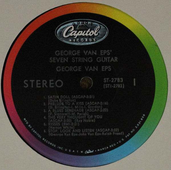 George Van Eps : George Van Eps' Seven-String Guitar (LP, Album)