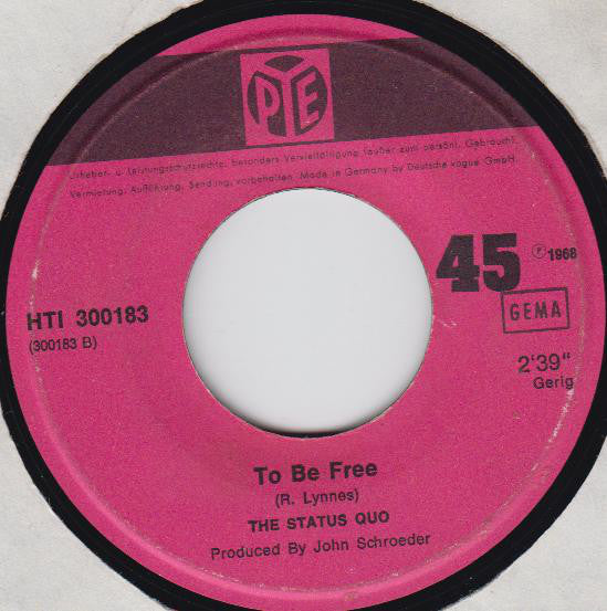 Status Quo : Black Veils Of Melancholy (7", Single)