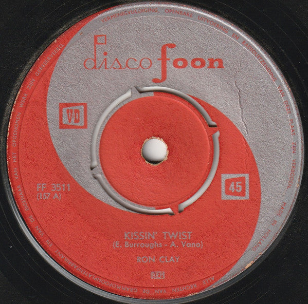 Ron Clay* : Kissin' Twist (7", Single, 4-P)