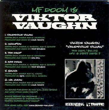 Viktor Vaughn : Vaudeville Villain (CD, Album, Promo, Smplr)