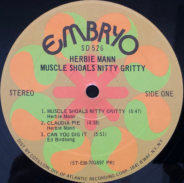 Herbie Mann : Muscle Shoals Nitty Gritty (LP, Album, PR)