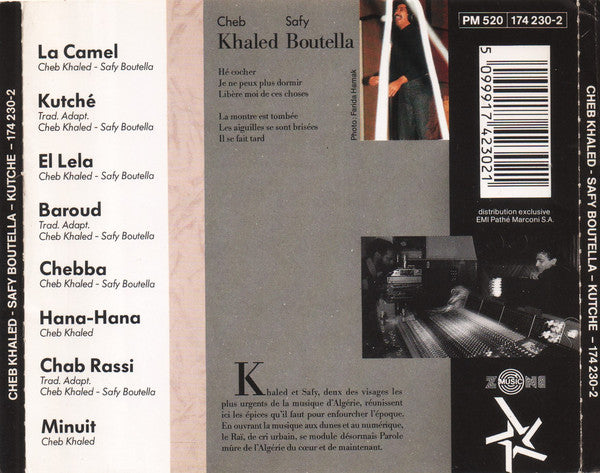 Khaled & Safy Boutella : Kutché (CD, Album)