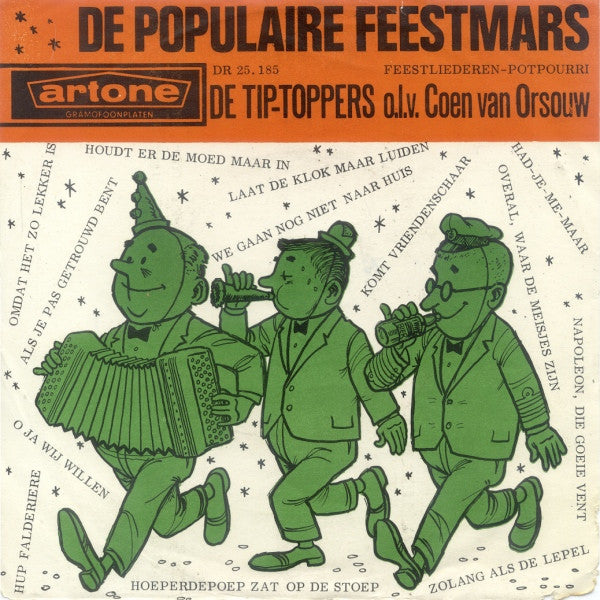 De Tip-Toppers : De Populaire Feestmars (7")