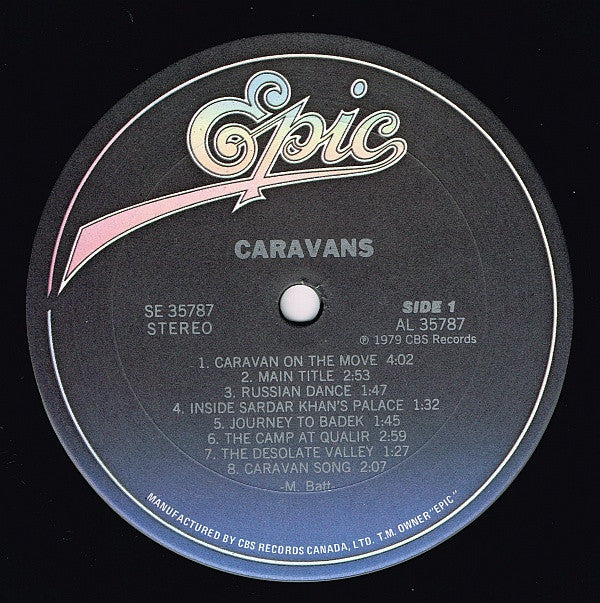 Mike Batt With The London Philharmonic Orchestra : Caravans (Original Motion Picture Score) (LP, Album)