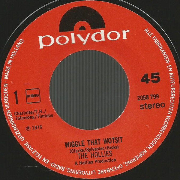 The Hollies : Wiggle That Wotsit (7", Single)