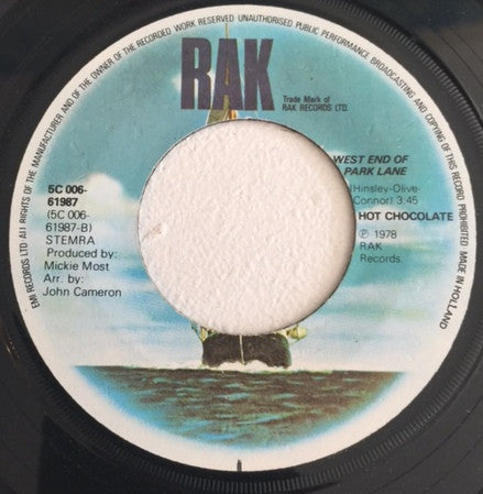 Hot Chocolate : I'll Put You Together Again (7", Single)