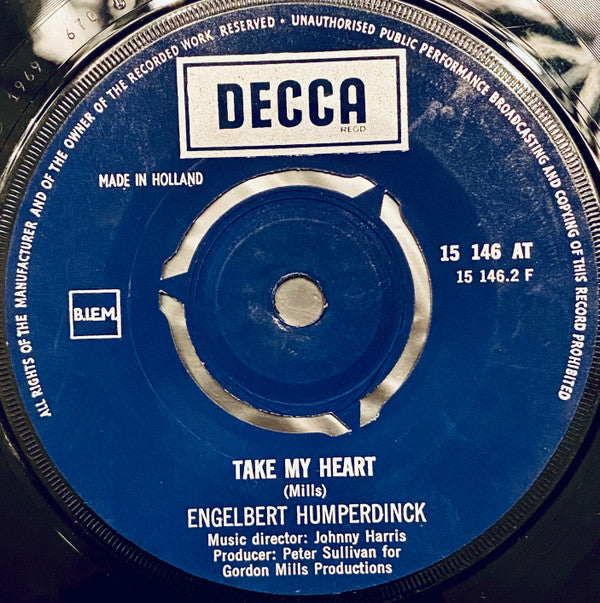 Engelbert Humperdinck : Winter World Of Love (7", Single, 3-p)