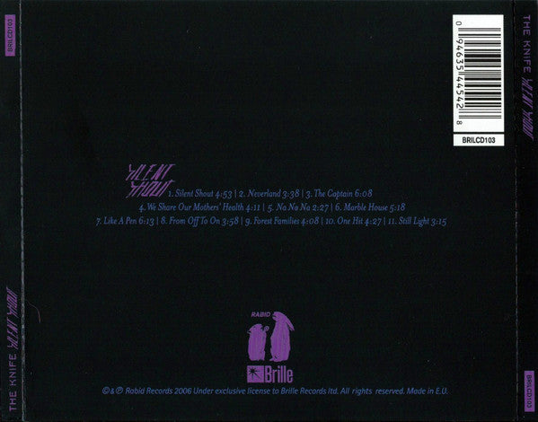 The Knife : Silent Shout (CD, Album, RE)