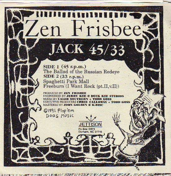 Zen Frisbee : Jack (7")