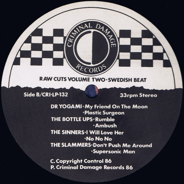 Various : Raw Cuts Volume Two - Swedish Beat (LP, Comp)