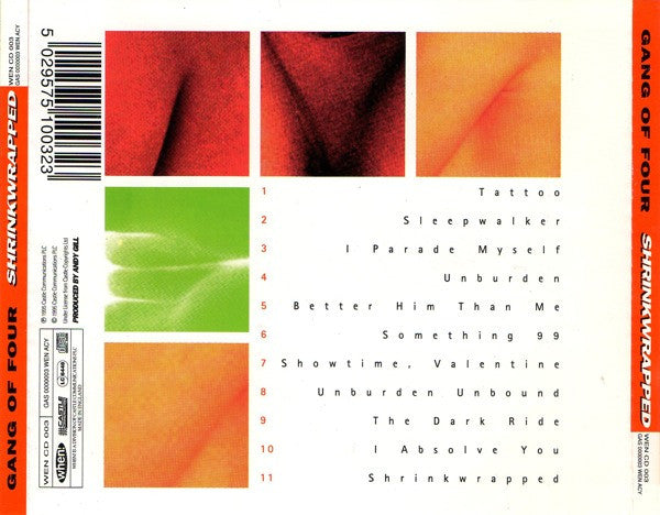 Gang Of Four : Shrinkwrapped (CD, Album)