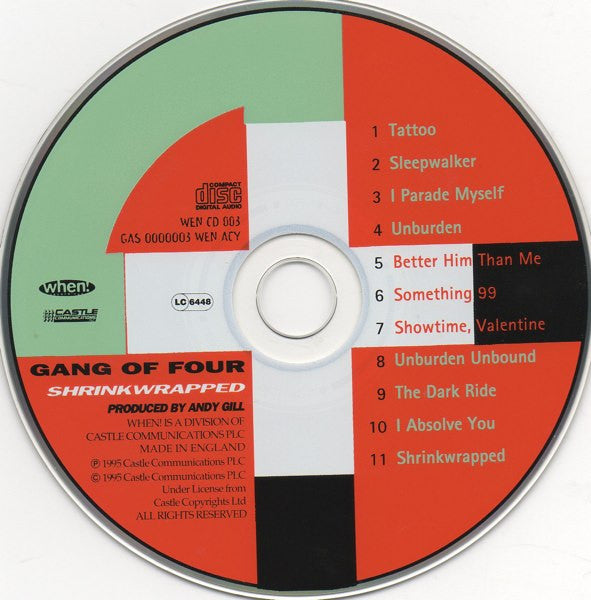 Gang Of Four : Shrinkwrapped (CD, Album)