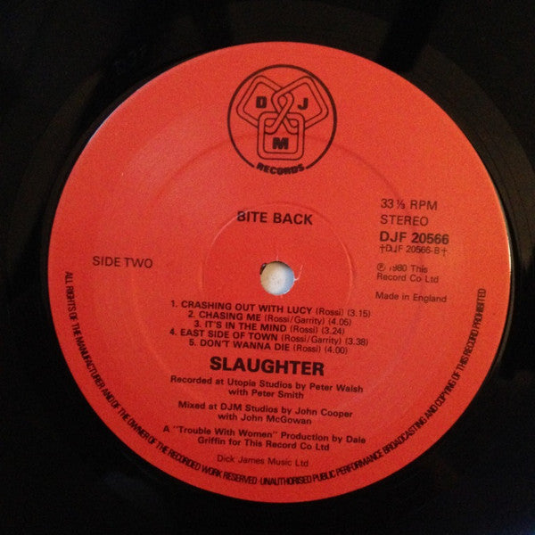 Slaughter* : Bite Back (LP, Album)